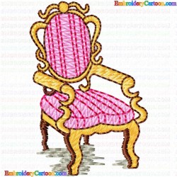 Chairs 50 Embroidery Design