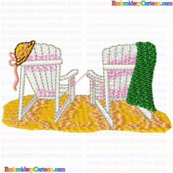 Chairs 5 Embroidery Design