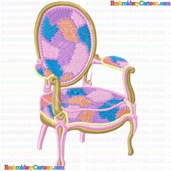 Chairs 64 Embroidery Design