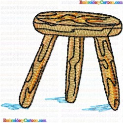 Chairs 8 Embroidery Design