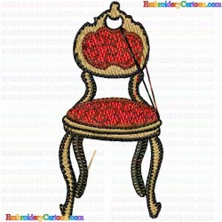 Chairs 9 Embroidery Design