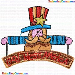 Characters 25 Embroidery Design