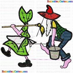 Characters 2 Embroidery Design