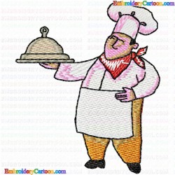 Chef 10 Embroidery Design