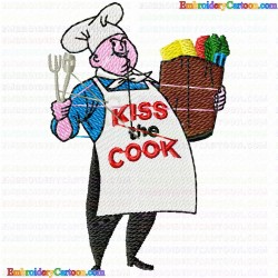 Chef 23 Embroidery Design