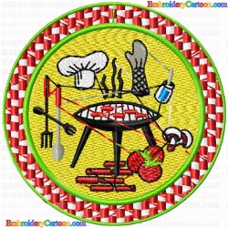 Chef 26 Embroidery Design