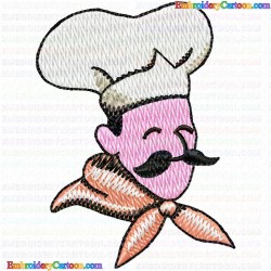 Chef 29 Embroidery Design