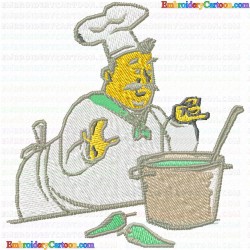 Chef 31 Embroidery Design