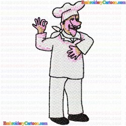 Chef 7 Embroidery Design