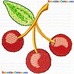 Cherry 25 Embroidery Design