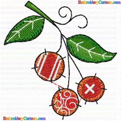 Cherry 4 Embroidery Design