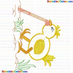 Chick 13 Embroidery Design