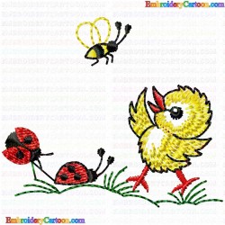 Chick 2 Embroidery Design