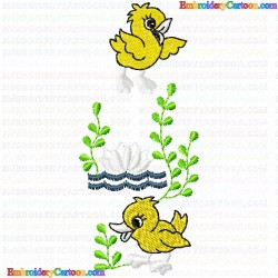 Chick 3 Embroidery Design