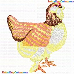 Chickens and Roosters 115 Embroidery Design