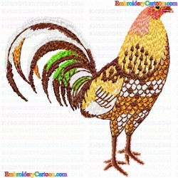 Chickens and Roosters 116 Embroidery Design