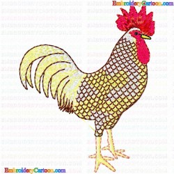 Chickens and Roosters 121 Embroidery Design