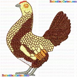 Chickens and Roosters 125 Embroidery Design