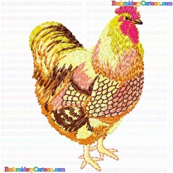 Chickens and Roosters 130 Embroidery Design