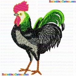 Chickens and Roosters 131 Embroidery Design