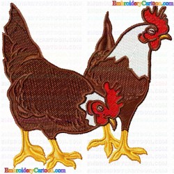 Chickens and Roosters 149 Embroidery Design