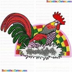 Chickens and Roosters 160 Embroidery Design