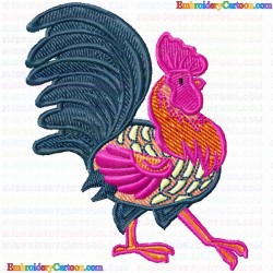 Chickens and Roosters 21 Embroidery Design