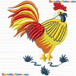 Chickens and Roosters 25 Embroidery Design