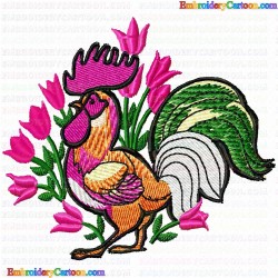 Chickens and Roosters 27 Embroidery Design