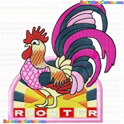 Chickens and Roosters 32 Embroidery Design