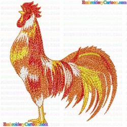 Chickens and Roosters 43 Embroidery Design