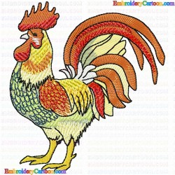 Chickens and Roosters 45 Embroidery Design