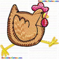 Chickens and Roosters 54 Embroidery Design