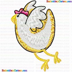 Chickens and Roosters 57 Embroidery Design