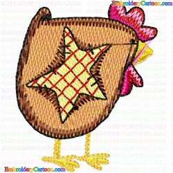 Chickens and Roosters 58 Embroidery Design