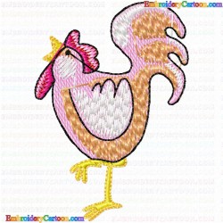 Chickens and Roosters 61 Embroidery Design