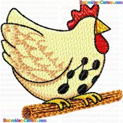 Chickens and Roosters 71 Embroidery Design