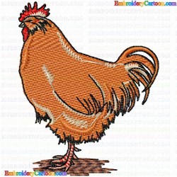 Chickens and Roosters 72 Embroidery Design