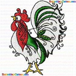 Chickens and Roosters 83 Embroidery Design