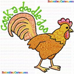 Chickens and Roosters 87 Embroidery Design