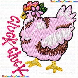 Chickens and Roosters 88 Embroidery Design