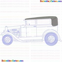 ClassicCars 7 Embroidery Design