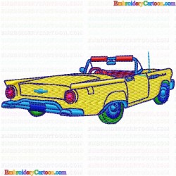 ClassicCars 9 Embroidery Design