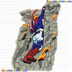 Climbing 7 Embroidery Design