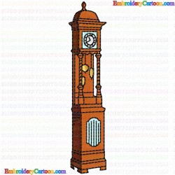 Clock 2 Embroidery Design