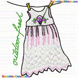 Clothes 12 Embroidery Design