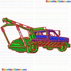 Construction Machinery Vehicles 11 Embroidery Design