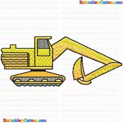 Construction Machinery Vehicles 13 Embroidery Design