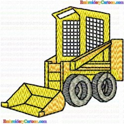 Construction Machinery Vehicles 14 Embroidery Design