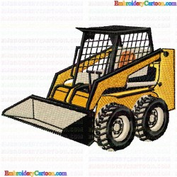 Construction Machinery Vehicles 15 Embroidery Design